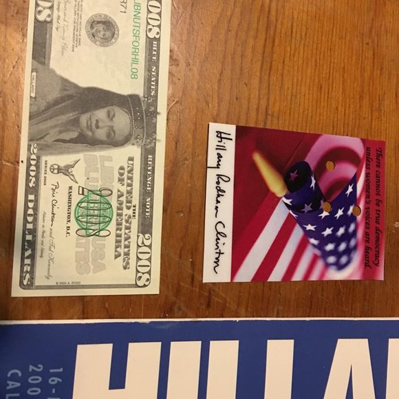 Hillary Clinton Presidential Run Collectibles Political Historical Memorabilia - Picture 6 of 9